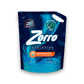 ZORRO JABON LIQ. D.P EVOLUTION QUITAMANCHAS 3 X LT